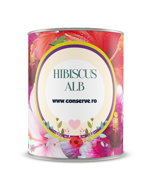 Conserva cu hibiscus alb conservat