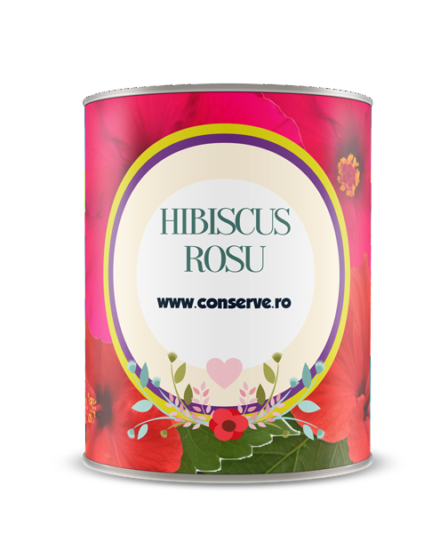 Conserva cu hibiscus rosu conservat